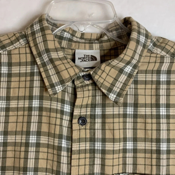 The North Face Long Sleeve Button Up Men’s Plaid Shirt Size Large - Picture 2 of 9